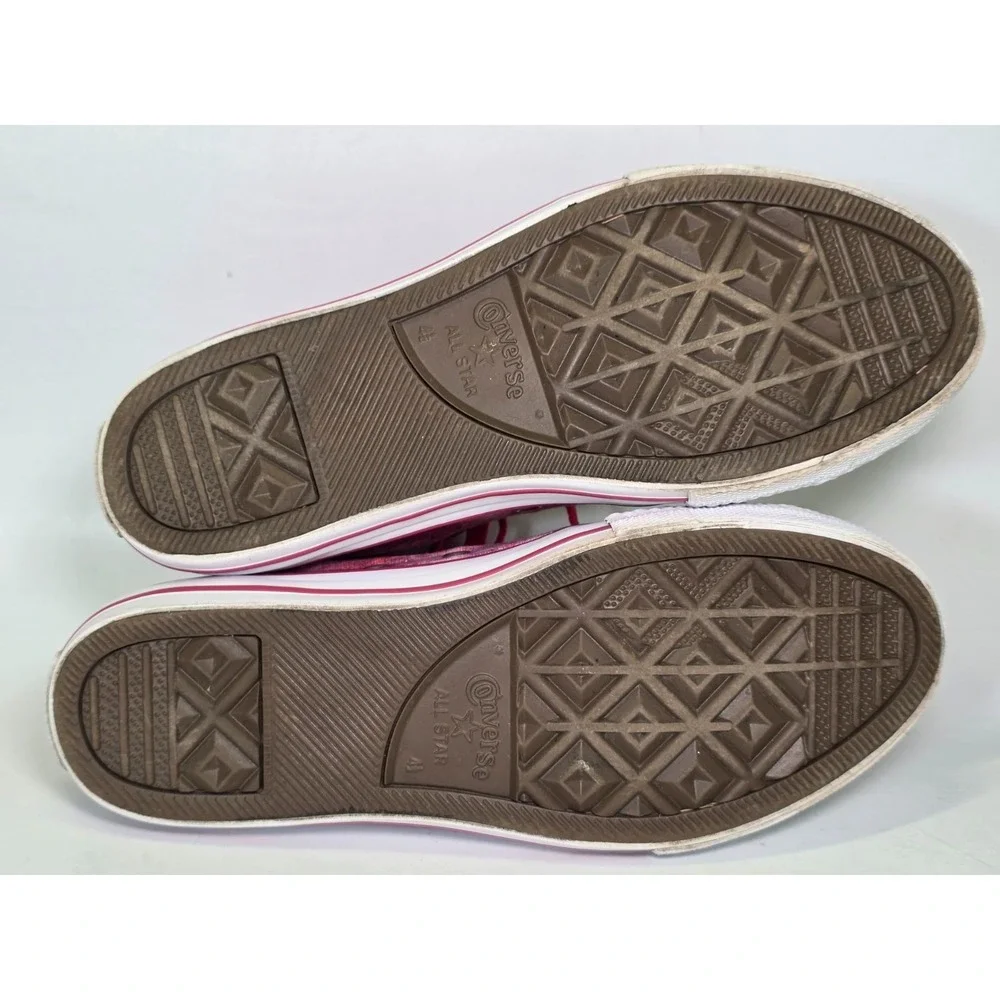 Converse Chuck Taylor All Star High Top Junior Sneakers Size 4.5 Pink Berry Shoe